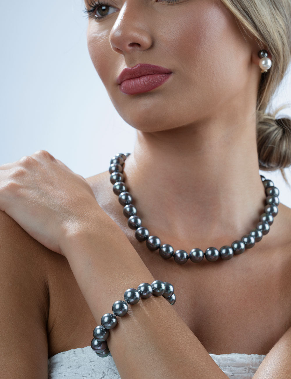 #Muschelkernperle_anthrazit