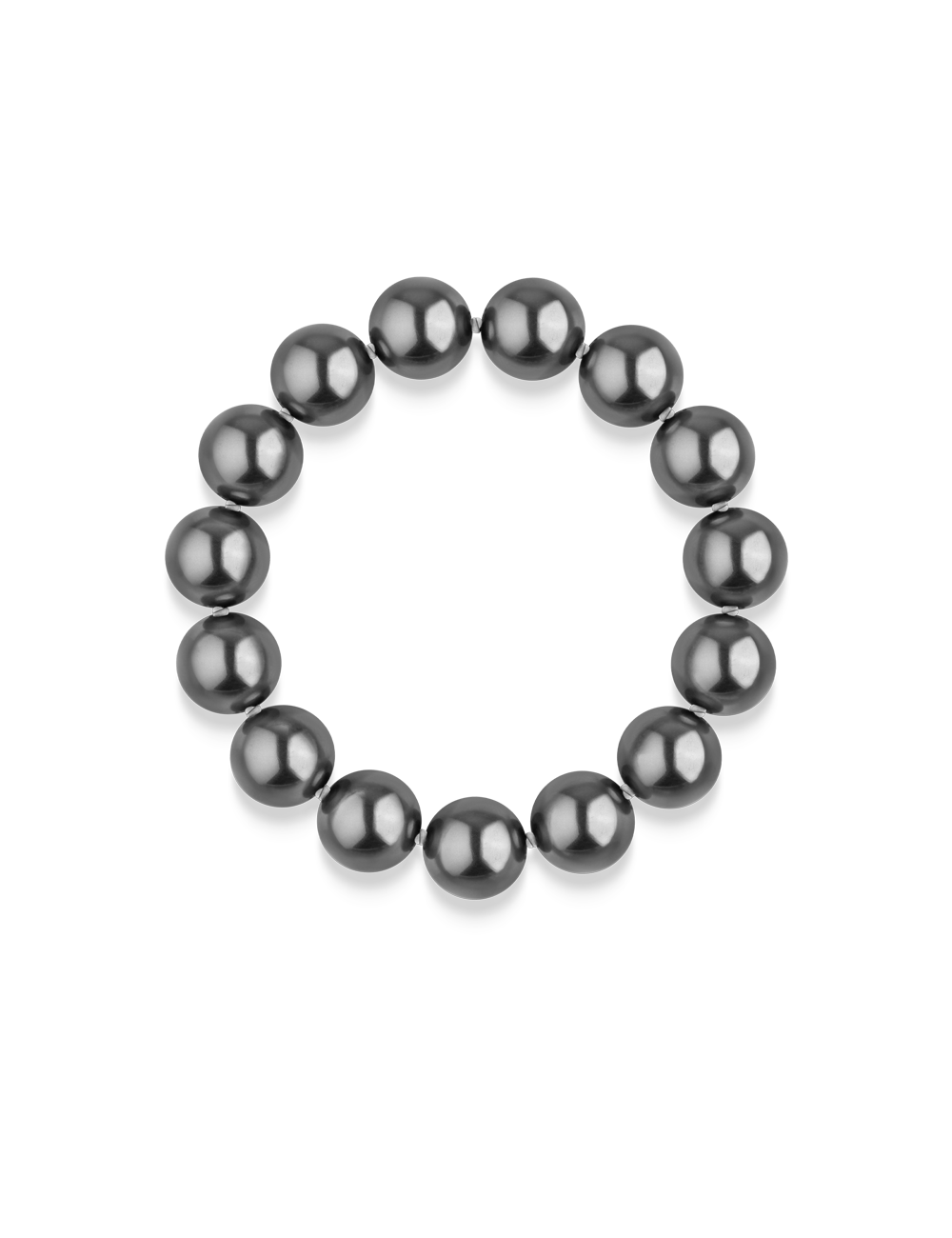 #Muschelkernperle_anthrazit