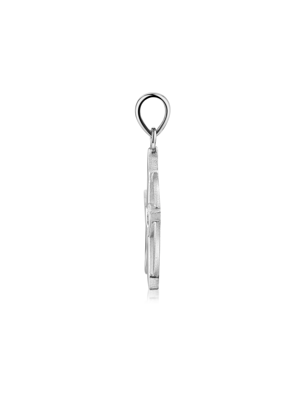 Anhänger „Stern“ 925/- Silber rhodiniert