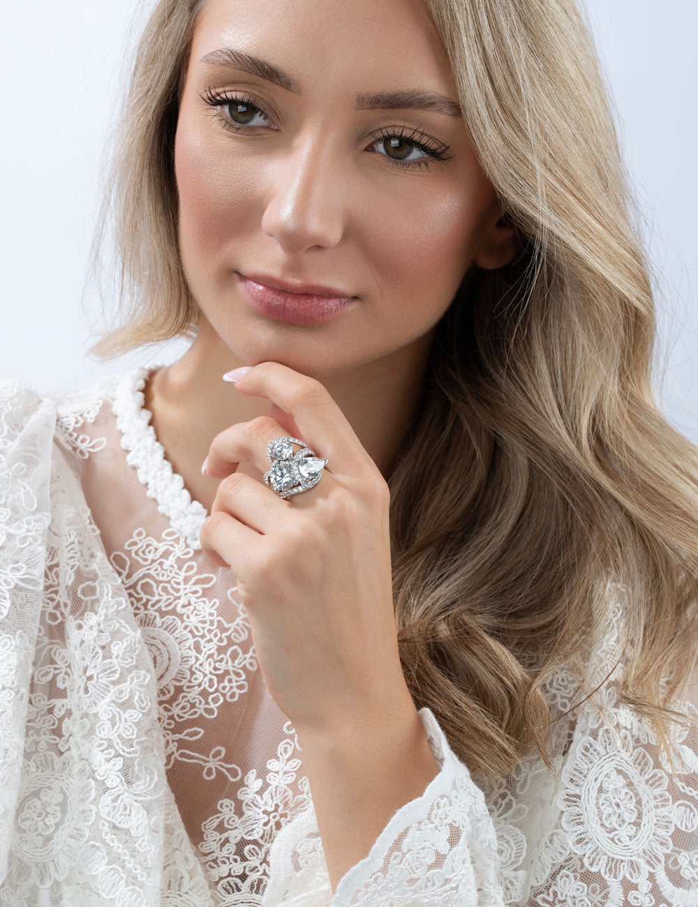 Ring 925/- Silber mit Zirkonia