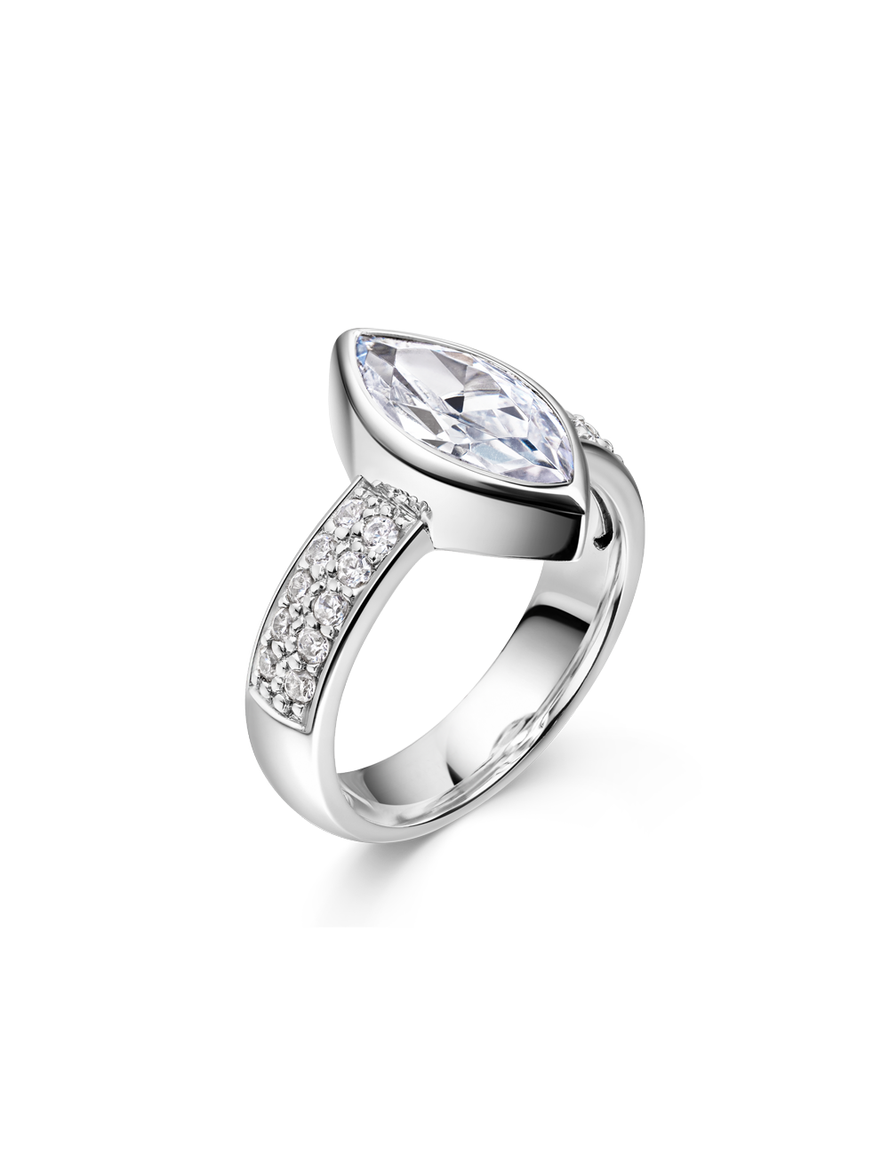 Ring 925/- Silber mit Zirkonia