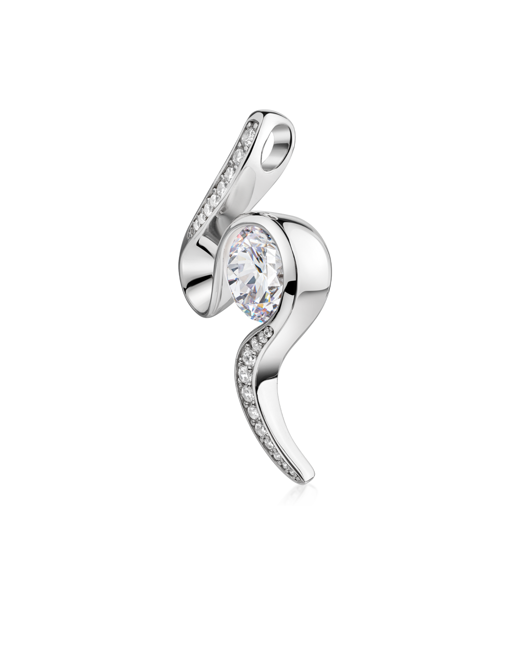 Anhänger 925/- Silber mit Zirkonia