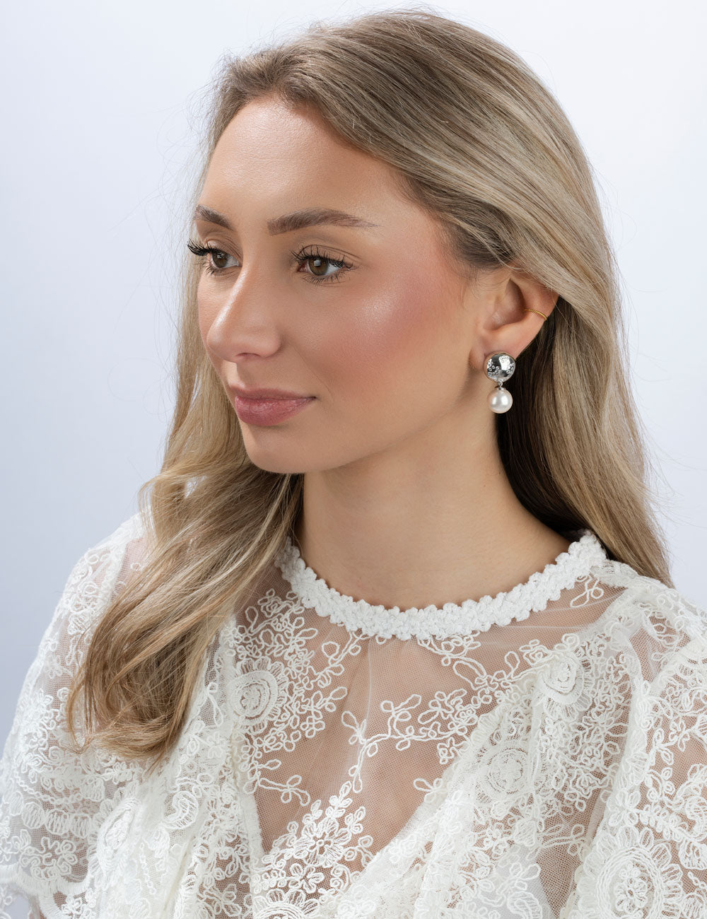 Clipstecker 925/- Silber mit Zirkonia