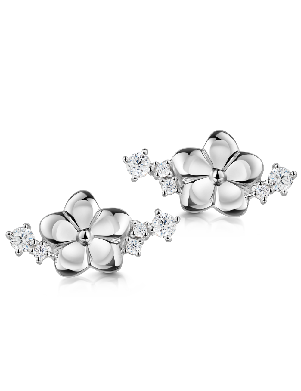 Ohrstecker Blümchen 925/- Silber