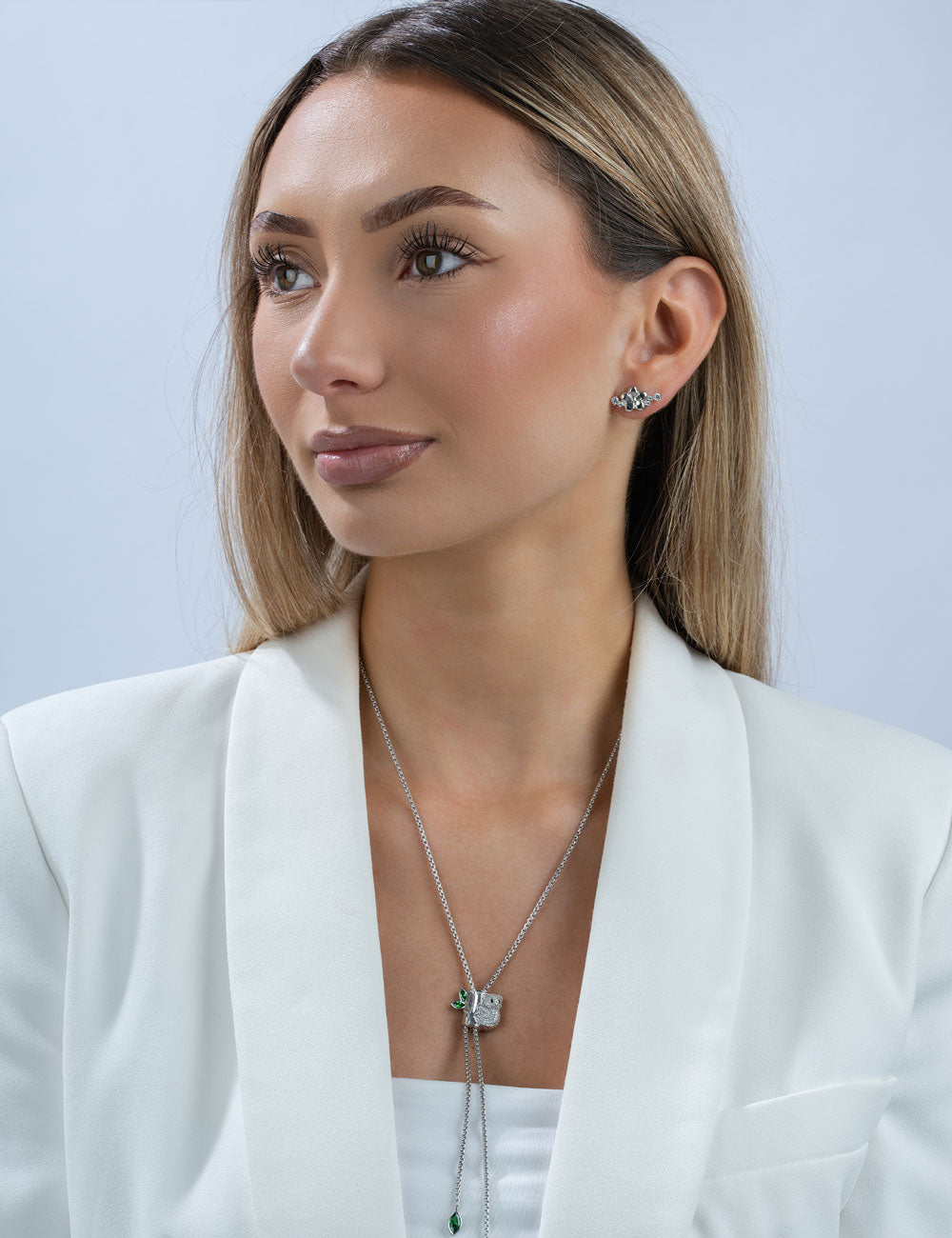 Ohrstecker Blümchen 925/- Silber