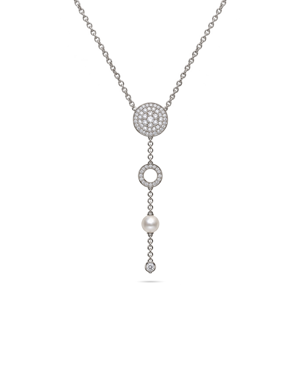 Collier 925/- Silber, Ankerkette 42 + 3 cm
