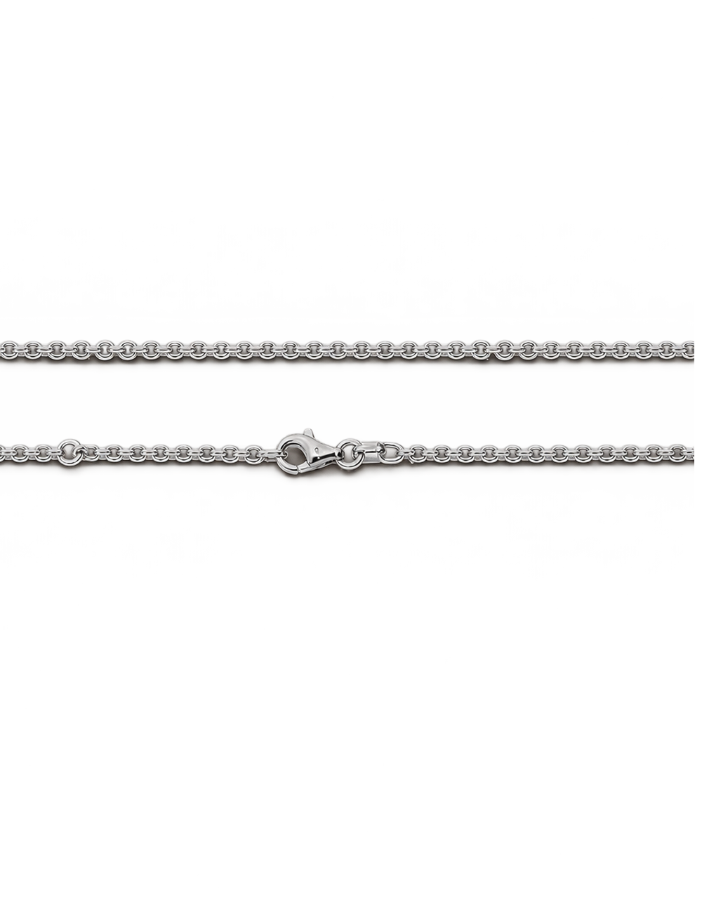 Collier 925/- Silber, Ankerkette 42 + 3 cm