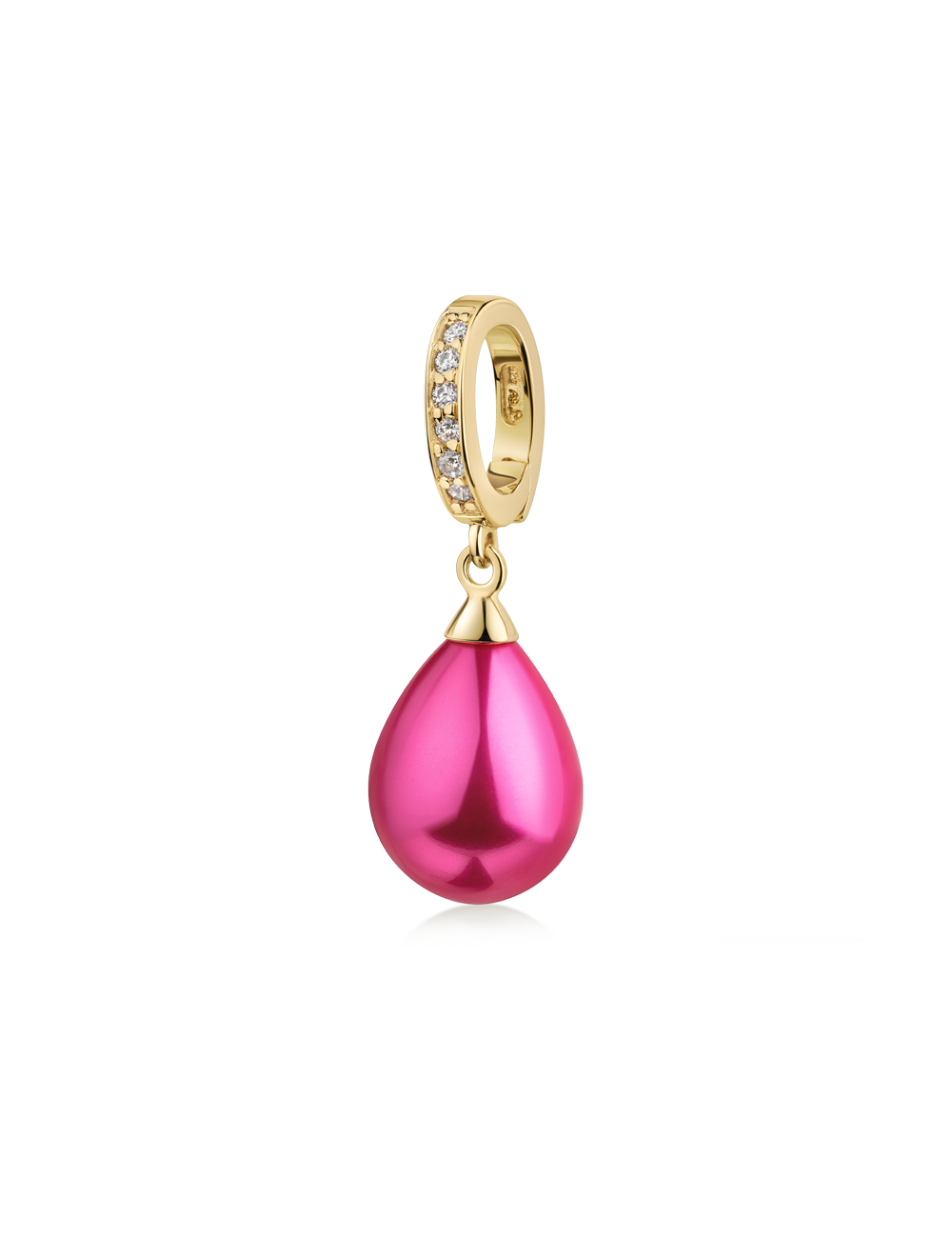 #Muschelkernperle_pink