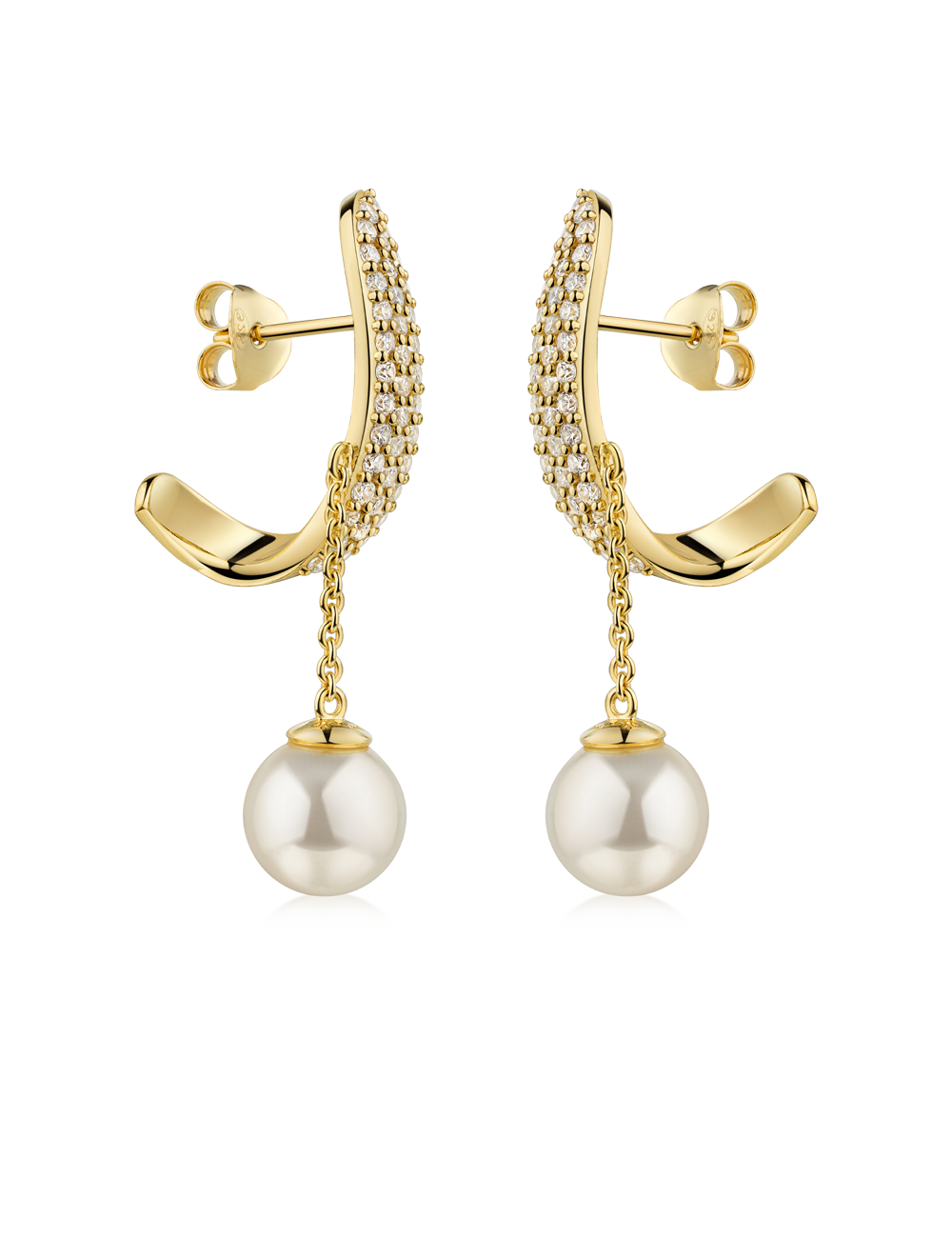 Ohrstecker 925/- Silber goldplattiert